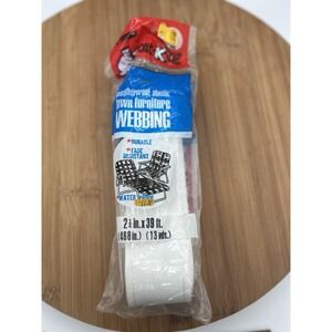 Vintage lawn chair webbing  Plastic Frost King‎  White NOS